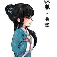 简单好画的古装动漫女孩