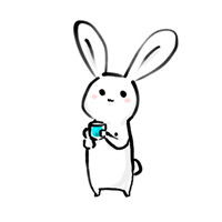 简笔画手绘兔子漫画图片头像可爱兔子萌图头像