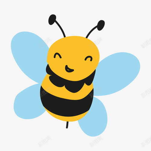 一只可爱的小蜜蜂矢量图免抠png设计图片免费下载页面网页平面电商创意素材小蜜蜂素材