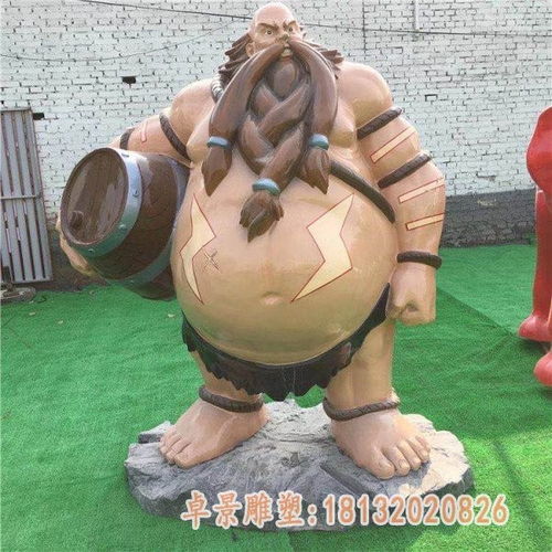 玻璃钢动漫游戏人物雕塑杭州玻璃钢雕塑游戏人物厂卓景雕塑