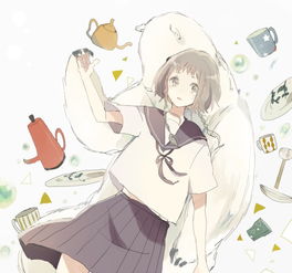p站二次元插画少女头像原创壁纸堆糖,美好生活研究所