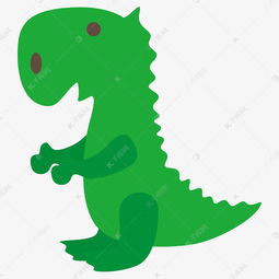 卡通矢量简约儿童玩具小恐龙素材图片免费下载千库网