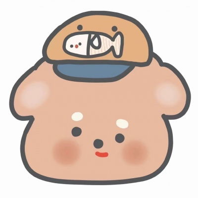 超可爱的情侣头像卡通版微信情头两张分开