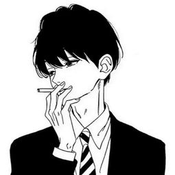 微信头像男沧桑抽烟动漫2018最新这是最后一次想你