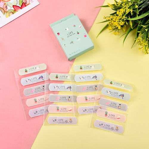 卡通可爱防水创口贴可爱韩国抖音少女止血贴ok绷防磨脚贴创可贴