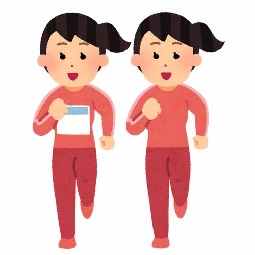 跑步的人赛跑马拉松运动会卡通插画免扣素材手绘png12插画运动比赛健身