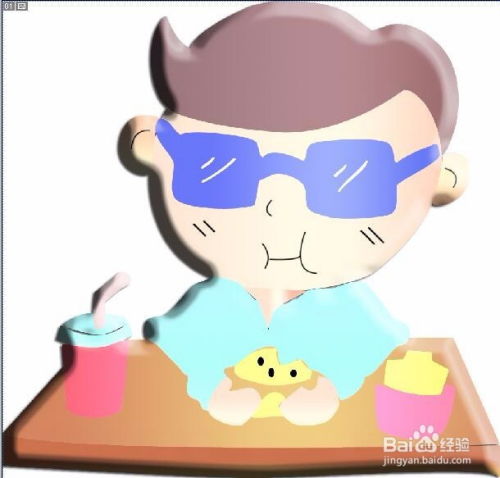 卡通头像早餐宝宝设计