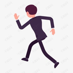 卡通版奔跑的男子素材图片免费下载高清png千库网图片编号10122773