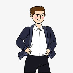 卡通手绘工作商务精英人物图片素材其他格式下载动漫人物大全