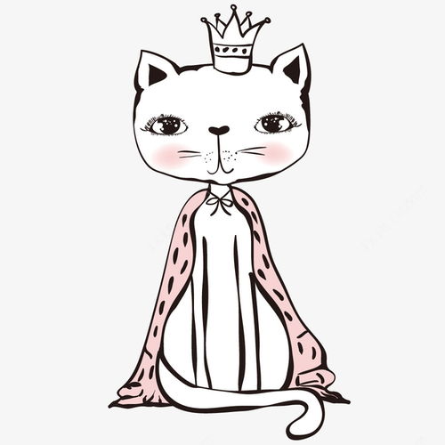戴皇冠的可爱猫咪高清素材免费下载设计图片页面网页平面电商创意素材png素材披风素材