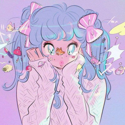 女生漫画图头像大全堆糖唯美女孩漫画头像