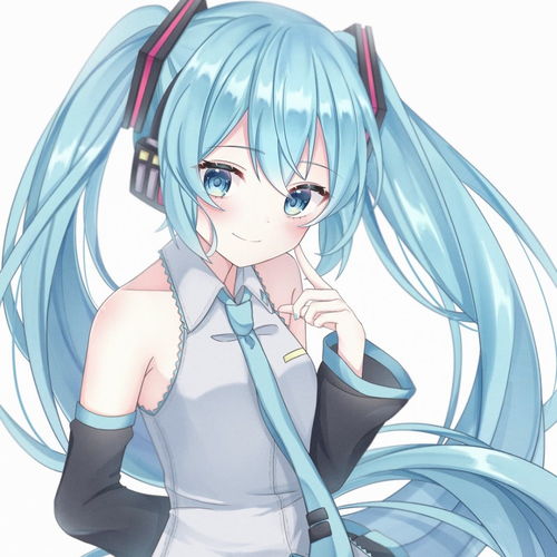 初音未来动漫头像因为你很重要啊