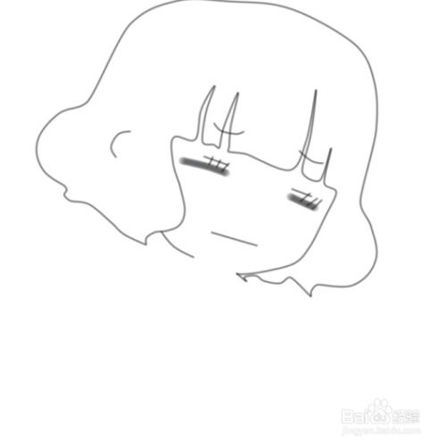 动漫女生简笔画教程