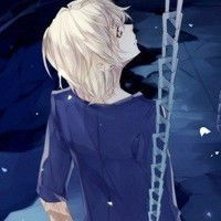 跪求蓝色意境的帅气动漫男生图片,最好是头像