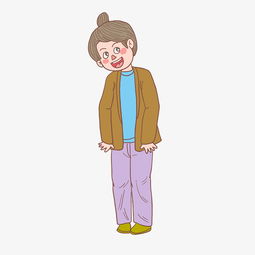 冬季冬日西服小姐姐卡通手绘图片素材其他格式下载动漫人物大全