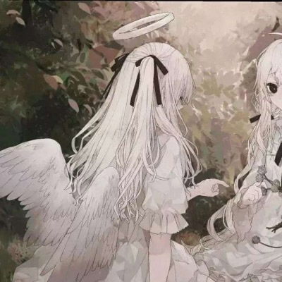 林弦可爱手绘二次元闺蜜头像