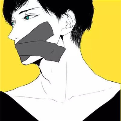 个性搞怪二次元男生头像二次元男生qq动漫头像
