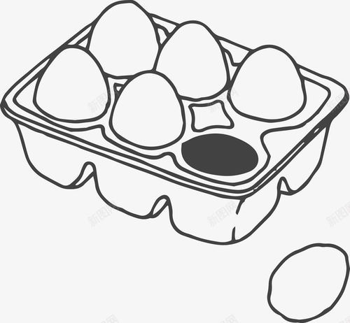 卡通简约简笔画黑白插画小清新图标页面网页平面电商创意素材树简笔图标