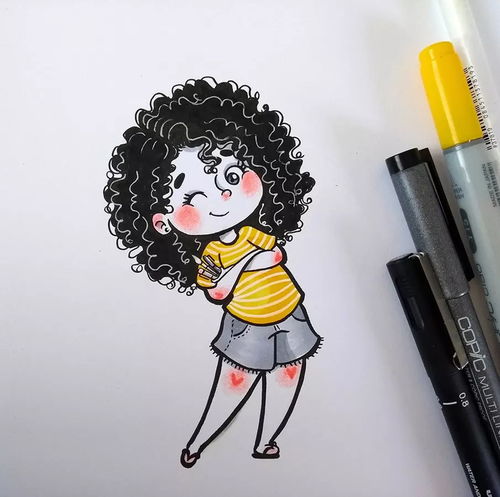 grazielaandrade卡通人物插画作品