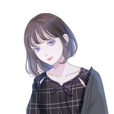短发冷艳女生动漫头像