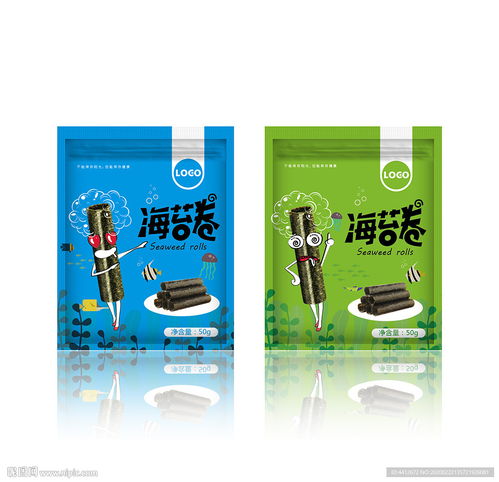 卡通海苔卷包装设计设计图