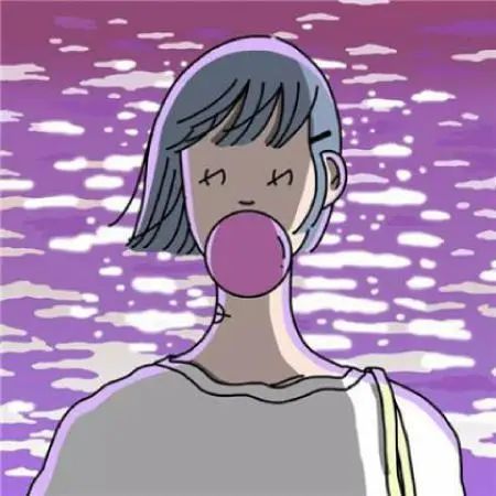 头像简单情头一左一右简约,全部是插画系卡通情头第282期