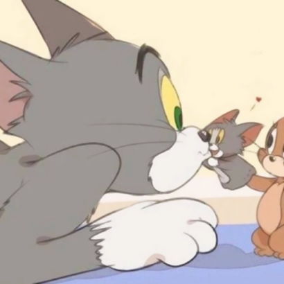 猫和老鼠cp头像情侣图片