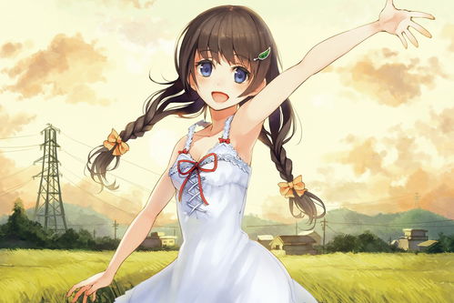 动漫卡通手绘原画少女