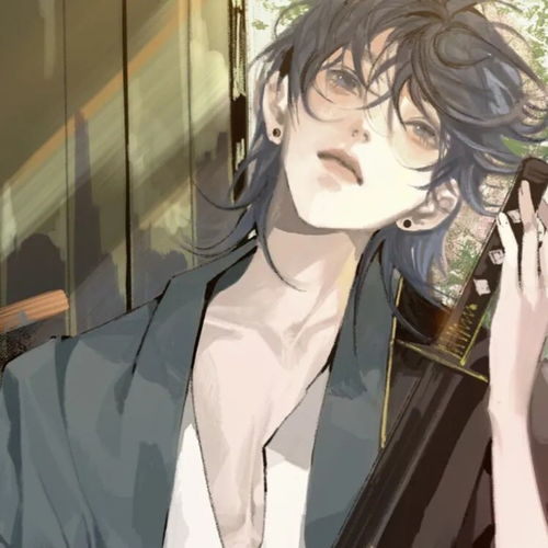 动漫男头疲惫的生活需要一个温柔的梦和一个很爱的人