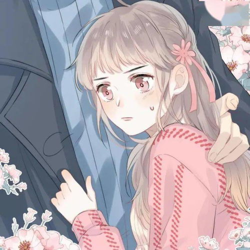 唯美漫画女生头像清晨起床迎着咖啡和面包的香气