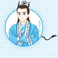 手绘张智尧头像,q版古装男星张智尧qq头像图片