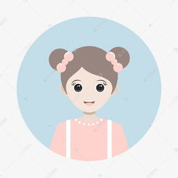 用户卡通扁平化女孩人物设计素材图片免费下载千库网
