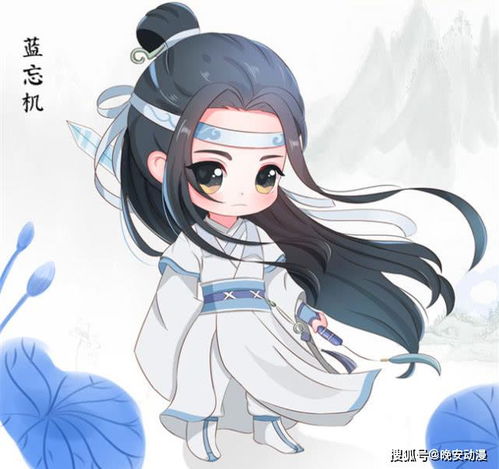魔道祖师众人可爱的同人图,忘羡长发飘飘,薛晓的对话很感动