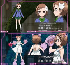 请问哪部动漫美女带着猫型面具,侧着带的