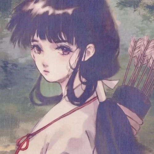 动漫女头永远为新的一轮月亮和日落欢呼