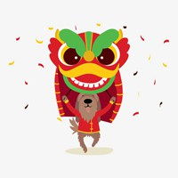 红色狗狗卡通头像图片微信头像图片大全
