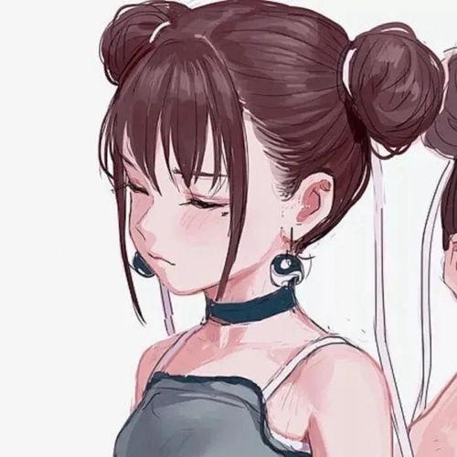 动漫头像动漫百合姐妹头像