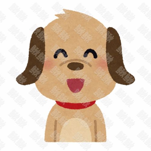 正面微笑的的小狗狗猫咪小猫头像手绘卡通插画手绘png儿童插画免扣素材1阿猫阿狗