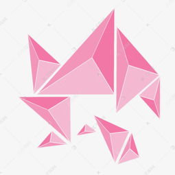 卡通粉色几何菱形图案免抠图素材图片免费下载高清psd千库网图片编号11831535