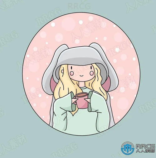 画师charlieandfinnq萌小清新卡通可爱原画插画集