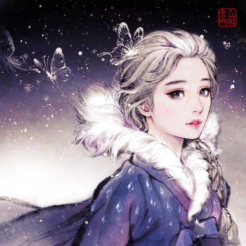 当童话公主穿上了韩服美哭了