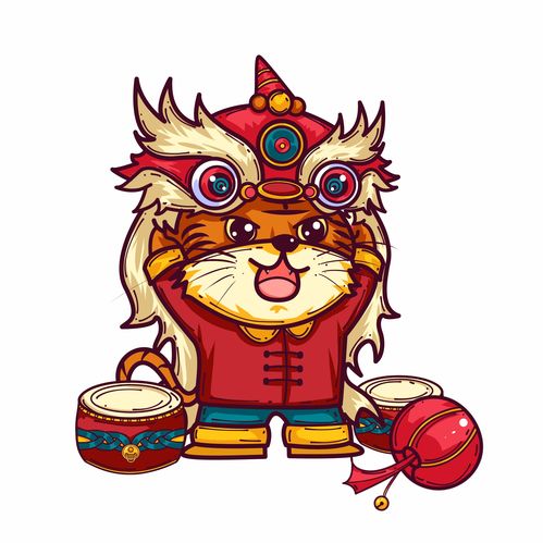 再传一批2022虎年春节元素的图片给大家鉴赏