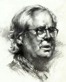 人物素描绘画王氏教育