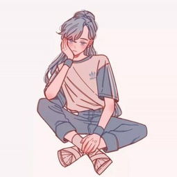 粉色系时尚女生手绘动漫头像爱你一生不变