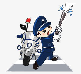 卡通警察形象手绘插画图片素材其他格式下载动漫人物大全