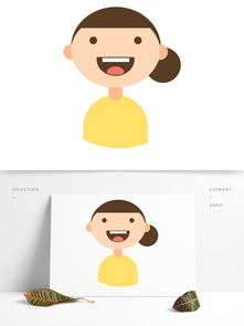 卡通笑脸娃娃设计素材免费下载卡通笑脸娃娃设计图片千图网平面设计