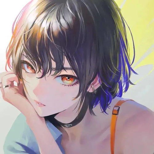 动漫女头酷女孩动漫头像
