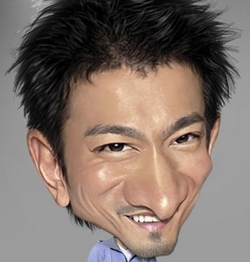 看漫画头像猜明星你能一眼认出赵丽颖和张一山吗第4张最难猜