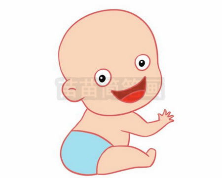 婴儿简笔画图片大全画法