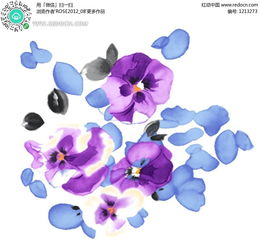 抽象水彩画卡通插画psd素材免费下载编号1213273红动网